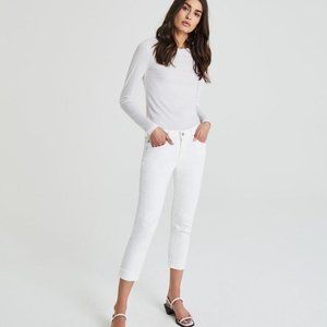 AG ED Ex-Boyfriend Slim White Jean